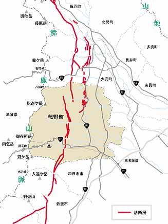 鈴鹿東縁断層帯