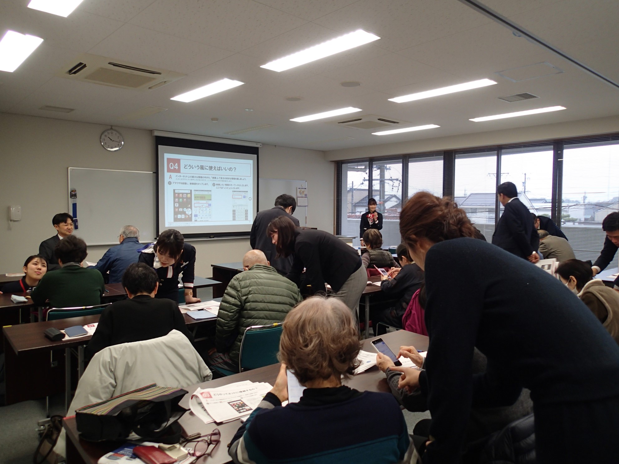 スマートフォン教室の様子の画像2