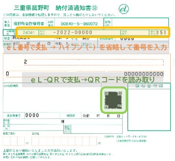 納付方法の画像