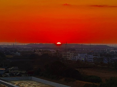 令和７年元旦　庁舎屋上より